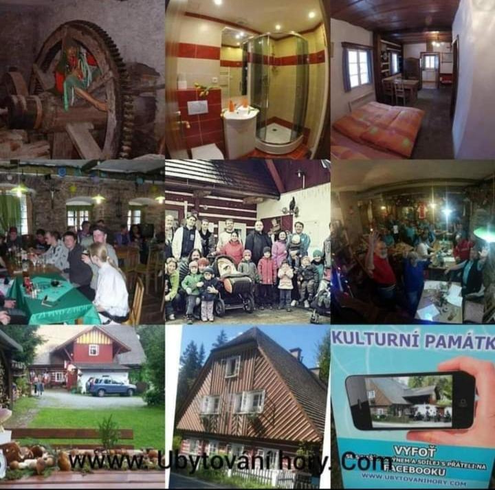 Roubenka Mlyn U Skaly Destne V Orlickych Horach Volne Terminy 5 Bytu Dış mekan fotoğraf